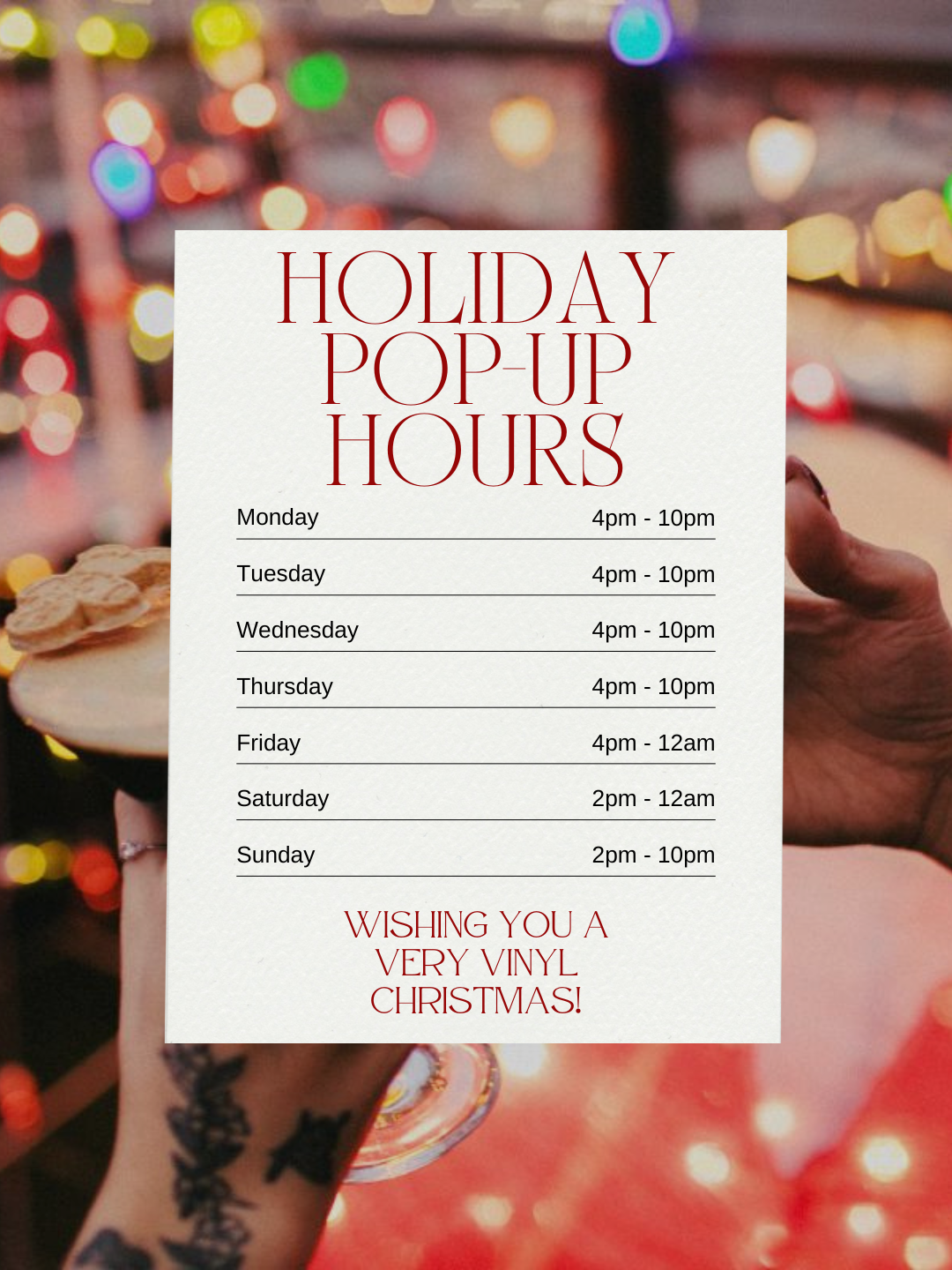 PopUp Holiday Pop up